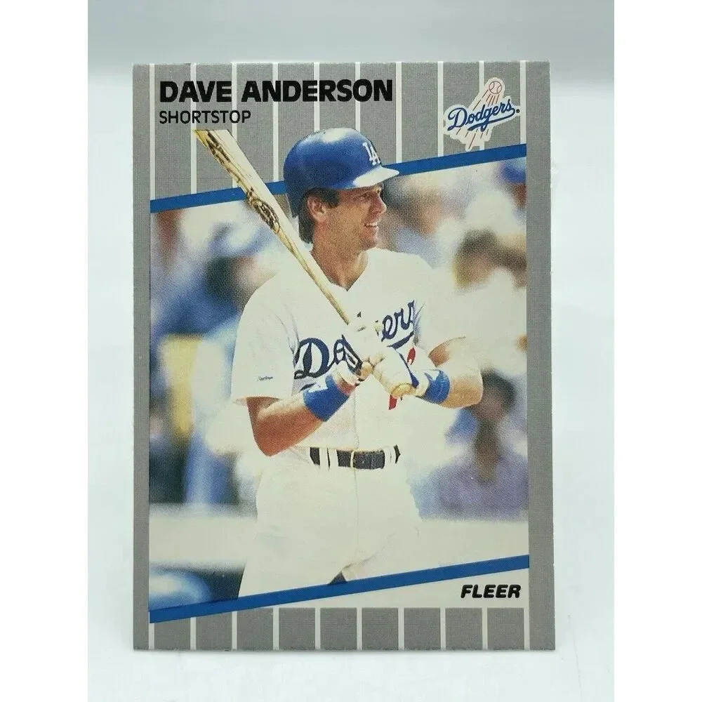 Dave Anderson#53‎ Los Angeles Dodgers 1989 Fleer MLB TCG Mint